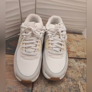 Nike Air Max, 8.5, White/Yellow sneakers, Women's